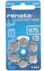 Элемент питания Renata ZA 675 BL6 (для слухового аппарата )(1шт.)