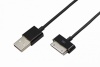 USB кабель для iPhone 4/4S 30 pin шнур 1М чёрный