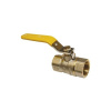 Кран шар. д/газа 1-1/4" г/ш d32 рычаг STM