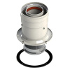 Адаптер вертикальный коакс. 60/100 (Navien, Protherm до 2015, Bosch, Buderrus) Sibio (V-U02N)