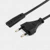 Кабель питания Cablexpert CEE 7/16-C7, 2x0,5 mm2, 1,8 m, чёрный